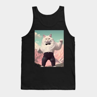 Muscle Meow: The Adorably Buff Felines- Glacier Tank Top